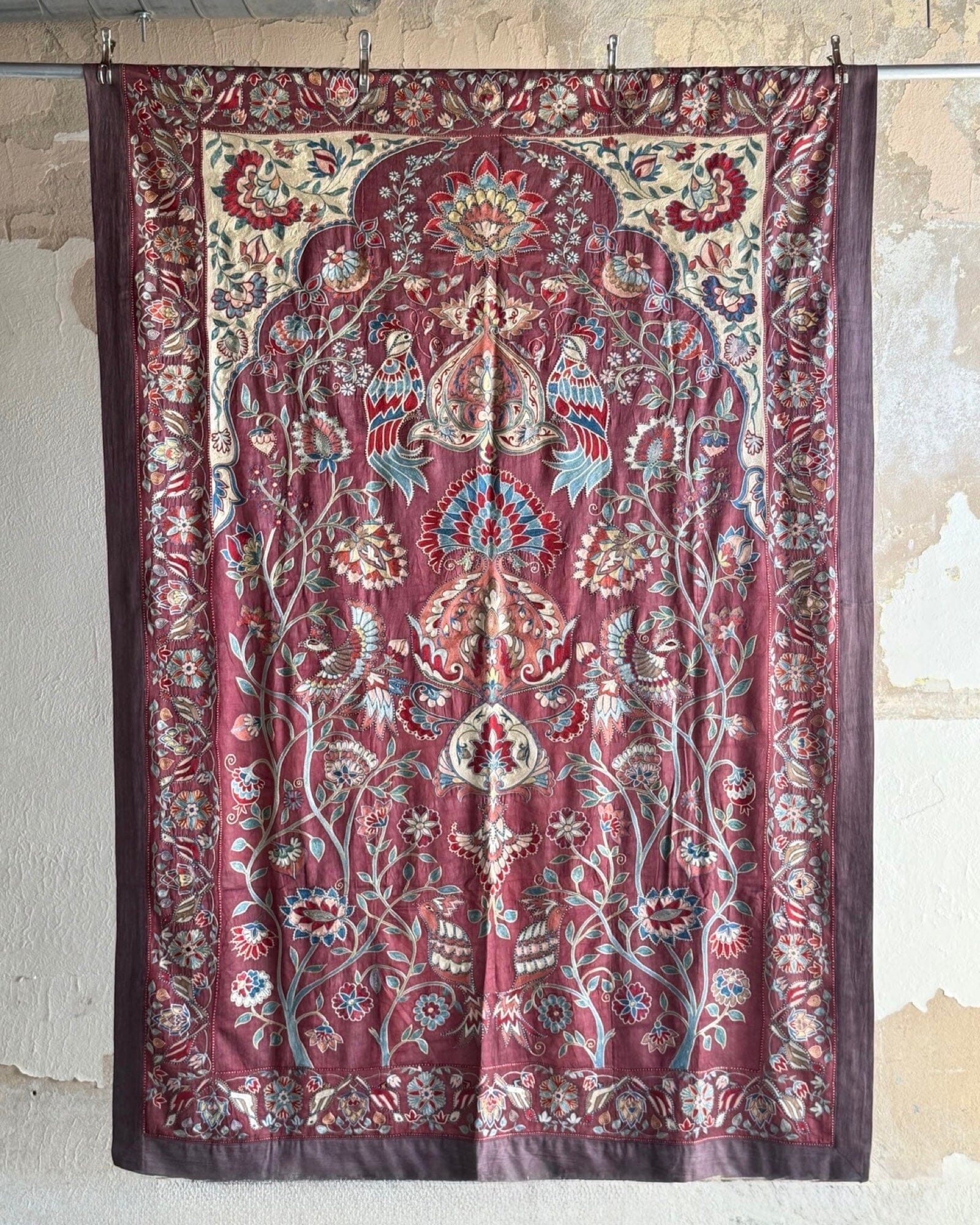 Hand Stitched Suzani (CSSU46625 | 63" x 94") Suzani Aziz Suzani
