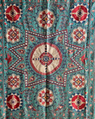 Hand Stitched Suzani (CSSU46825 | 64" x 95") Suzani Aziz Suzani