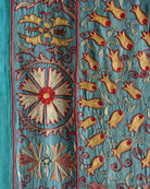 Hand Stitched Suzani (CSSU46925 | 65" x 92") Suzani Aziz Suzani