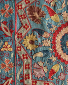 Hand Stitched Suzani (CSSU46925 | 65" x 92") Suzani Aziz Suzani