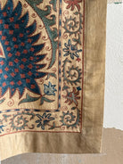 Hand Stitched Suzani (CSSU47325 | 80" x 104") Suzani Aziz Suzani