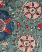 Hand Stitched Suzani (CSSU47425 | 83" x 105") Suzani Aziz Suzani
