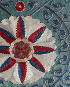 Hand Stitched Suzani (CSSU47425 | 83" x 105") Suzani Aziz Suzani