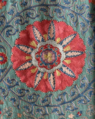 Hand Stitched Suzani (CSSU47425 | 83" x 105") Suzani Aziz Suzani
