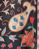 Hand Stitched Suzani (CSSU47625 | 81" x 106") Suzani Aziz Suzani