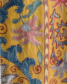 Hand Stitched Suzani (CSSU48025 | 83" x 110") Suzani Aziz Suzani