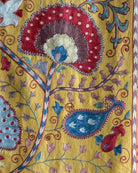 Hand Stitched Suzani (CSSU48025 | 83" x 110") Suzani Aziz Suzani
