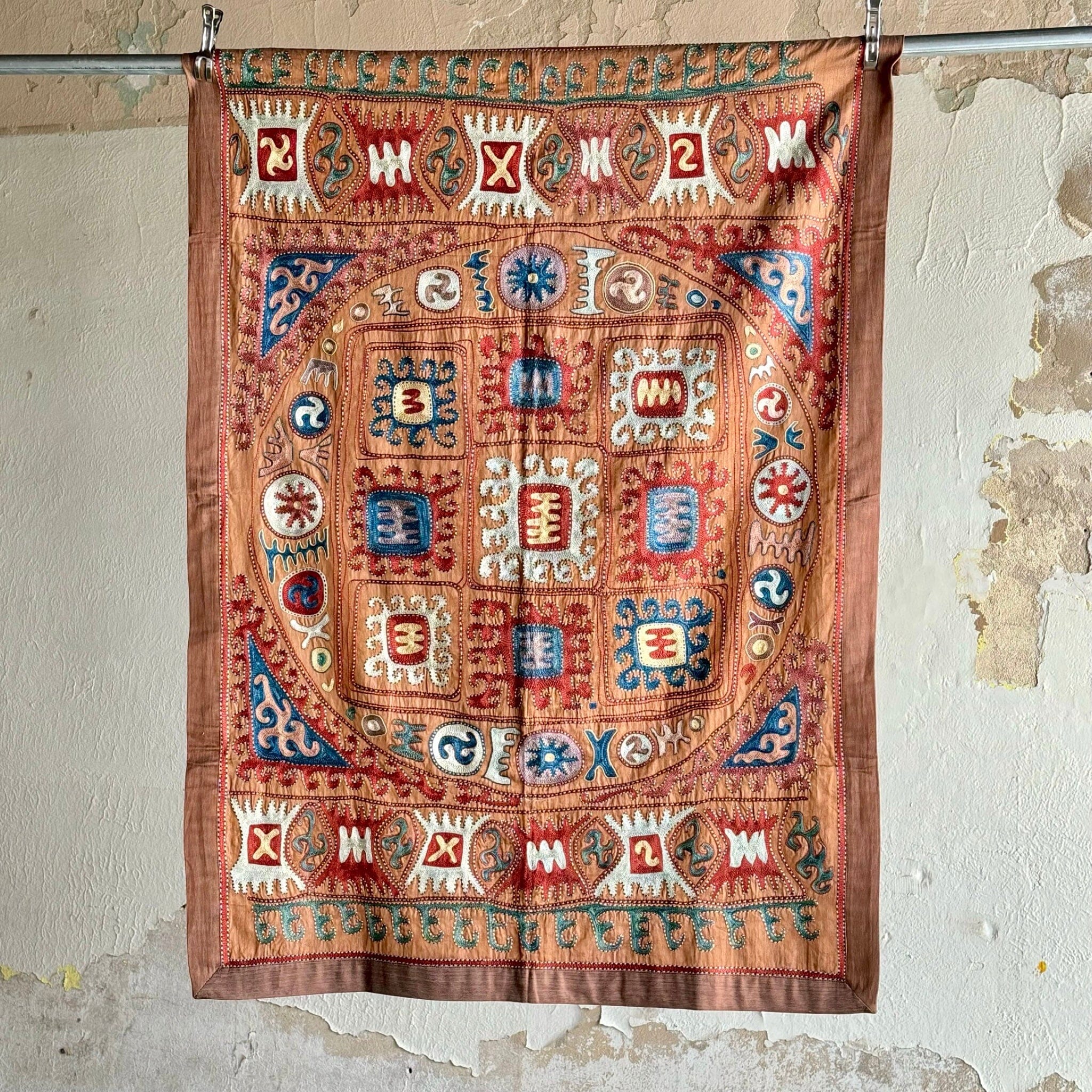Hand Stitched Suzani (CSSUSU080524 | 42 x 59") Suzani B. Viz Design