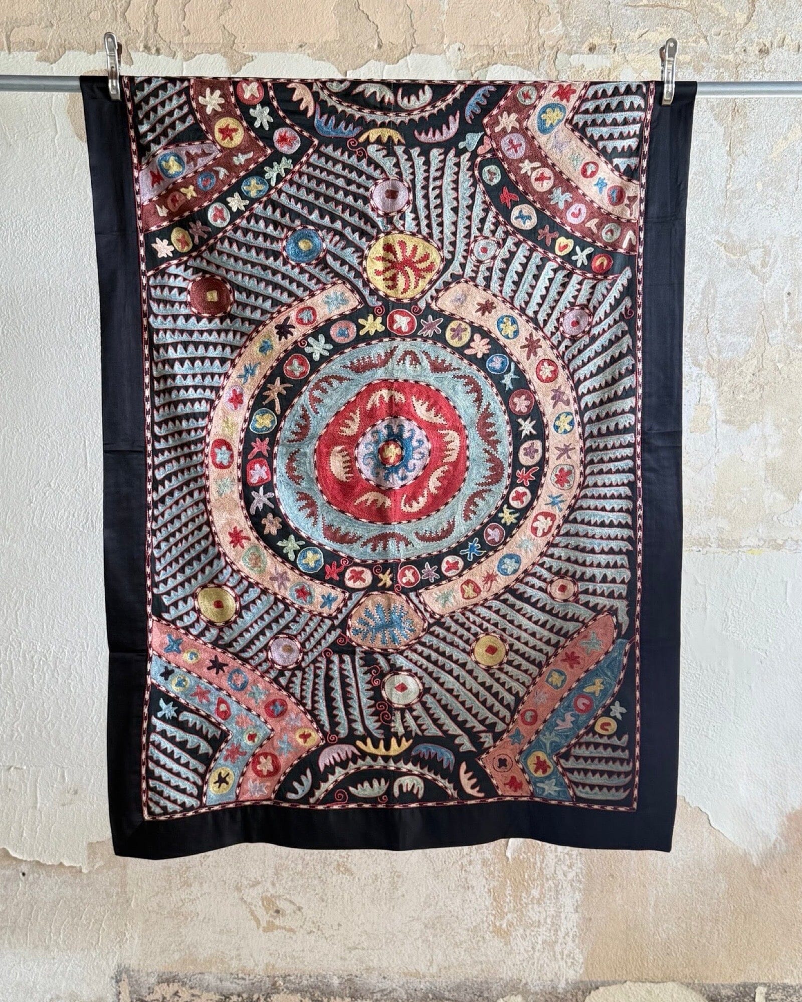 Hand Stitched Suzani (CSSUSU42725 | 45 x 61") Suzani B. Viz Design