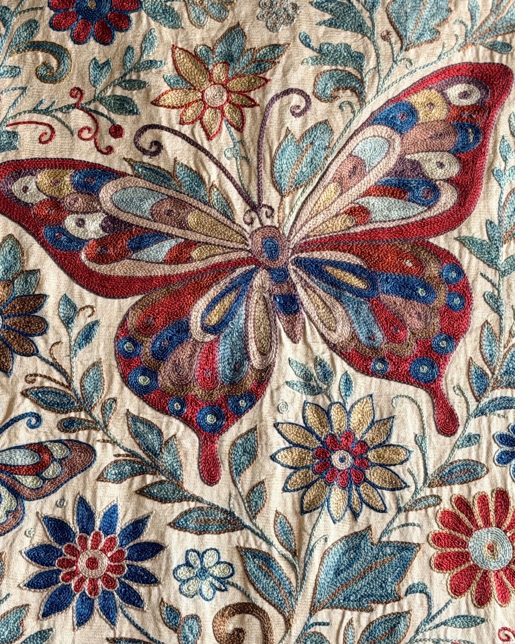 Hand Stitched Suzani Runner (CSSU65126 | 20.5 x 74") Suzani Aziz Suzani