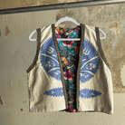Hand Stitched Suzani Vest from Uzbekistan (#7911) Suzani Abdullah