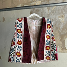 Hand Stitched Suzani Vest from Uzbekistan (#7914) Suzani Abdullah