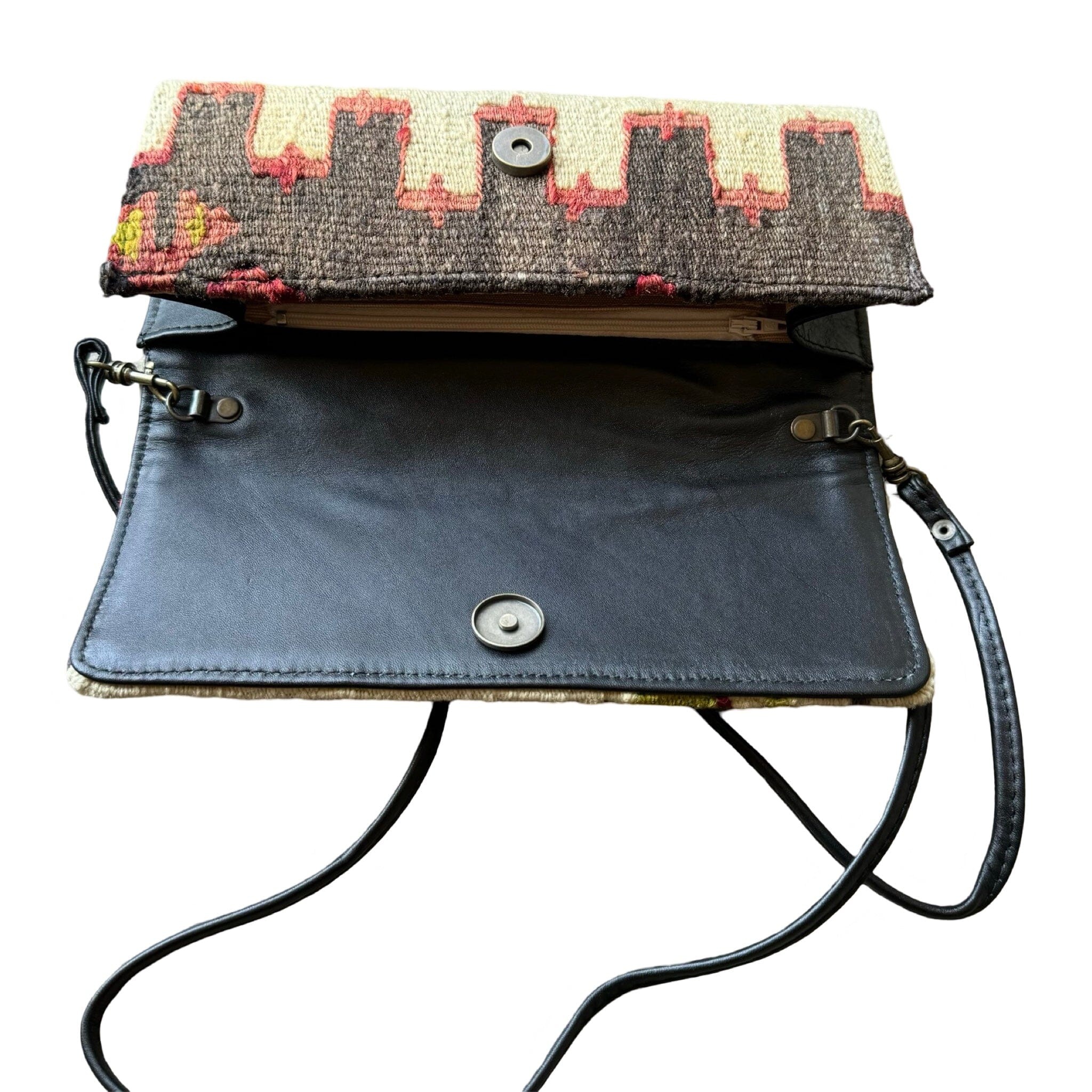 Handmade Kilim Bag Clutch | 9 1/2 x 5" Clutch Bag Orient