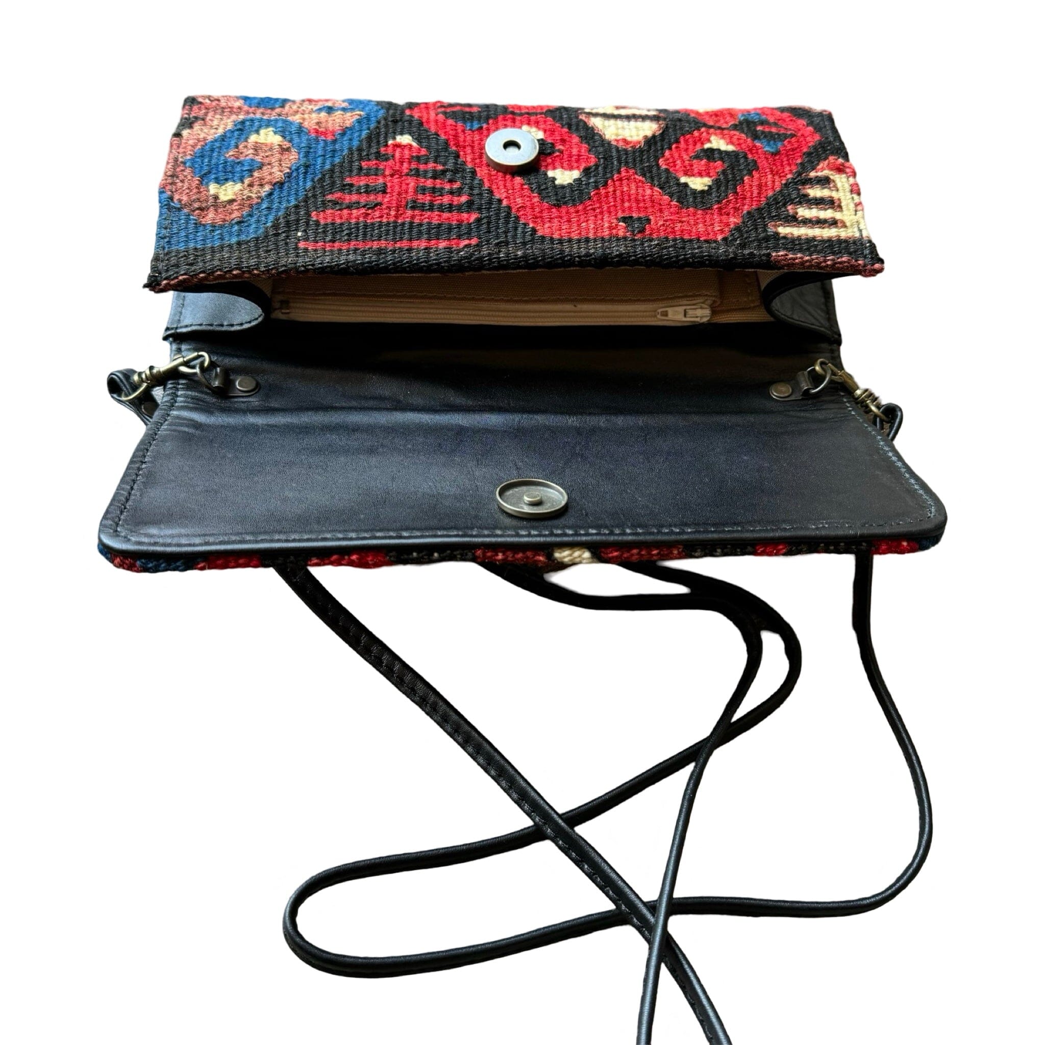 Handmade Kilim Bag Clutch | 9 1/2 x 5" Clutch Bag Orient