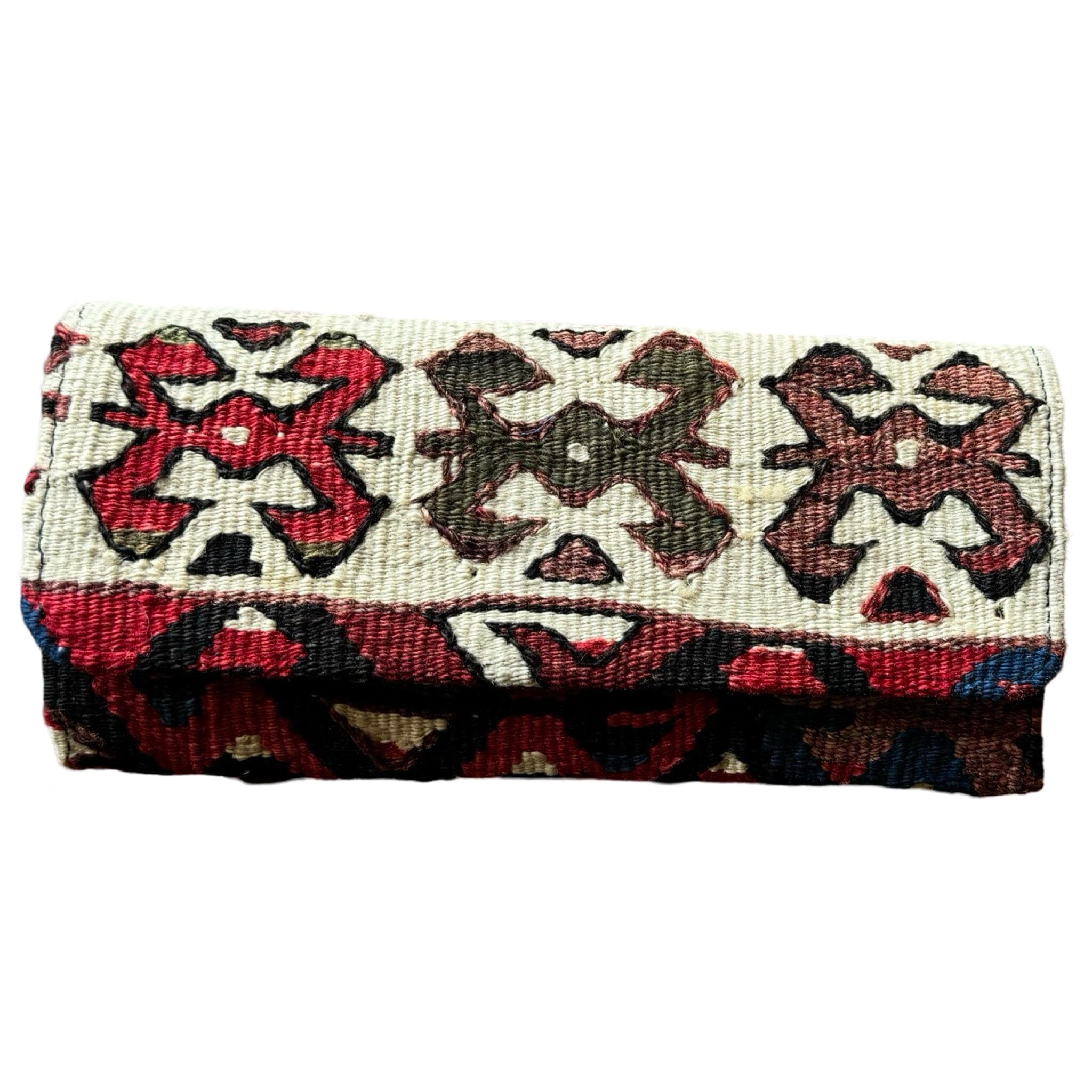 Handmade Kilim Bag Clutch | 9 1/2 x 5" Clutch Bag Orient C