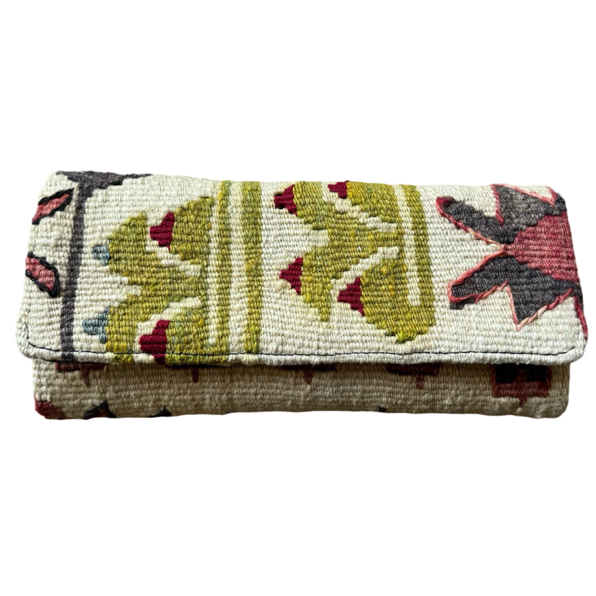 Handmade Kilim Bag Clutch | 9 1/2 x 5" Clutch Bag Orient D