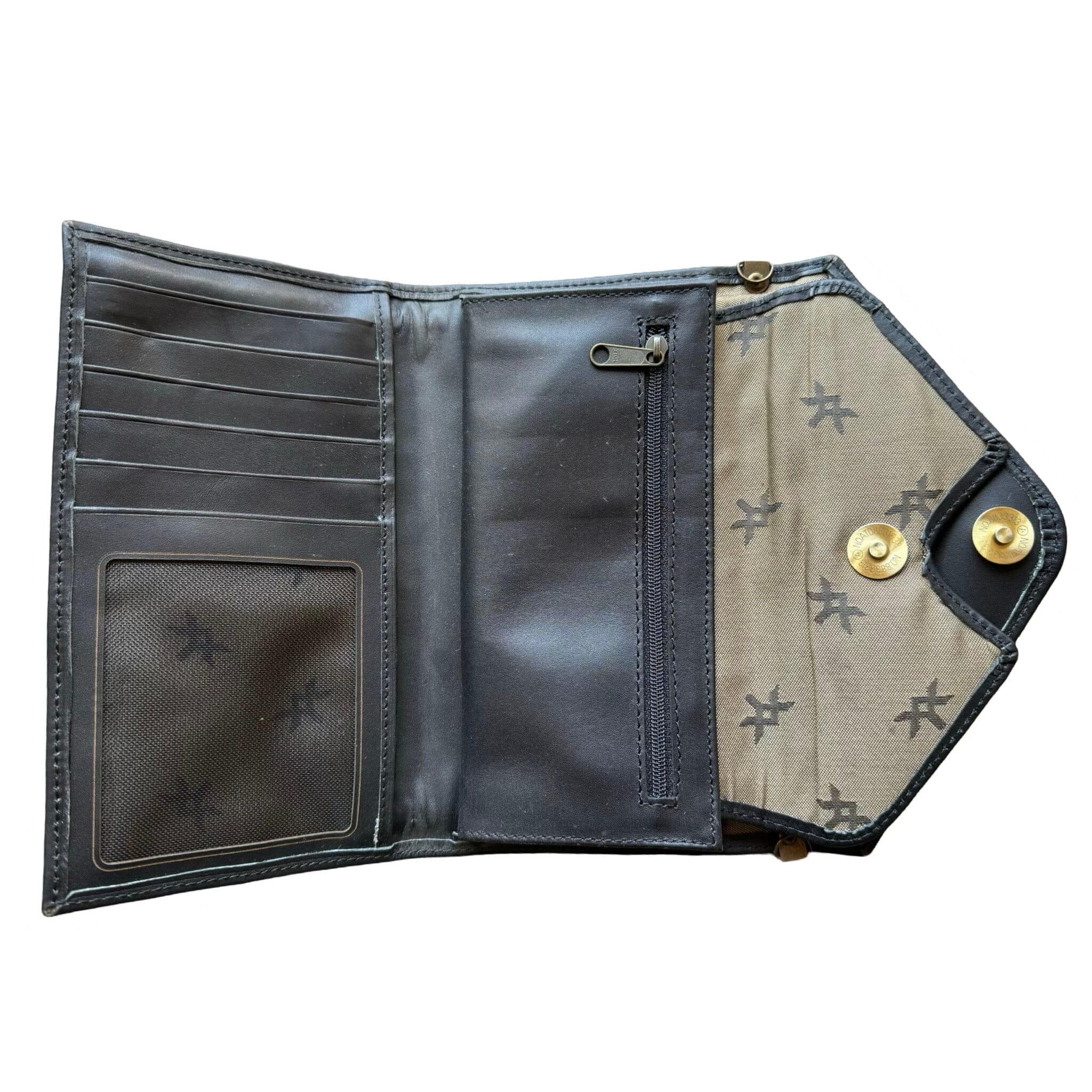 Handmade Kilim Wallet with Removable Strap | 8 x 5" Purse Orient