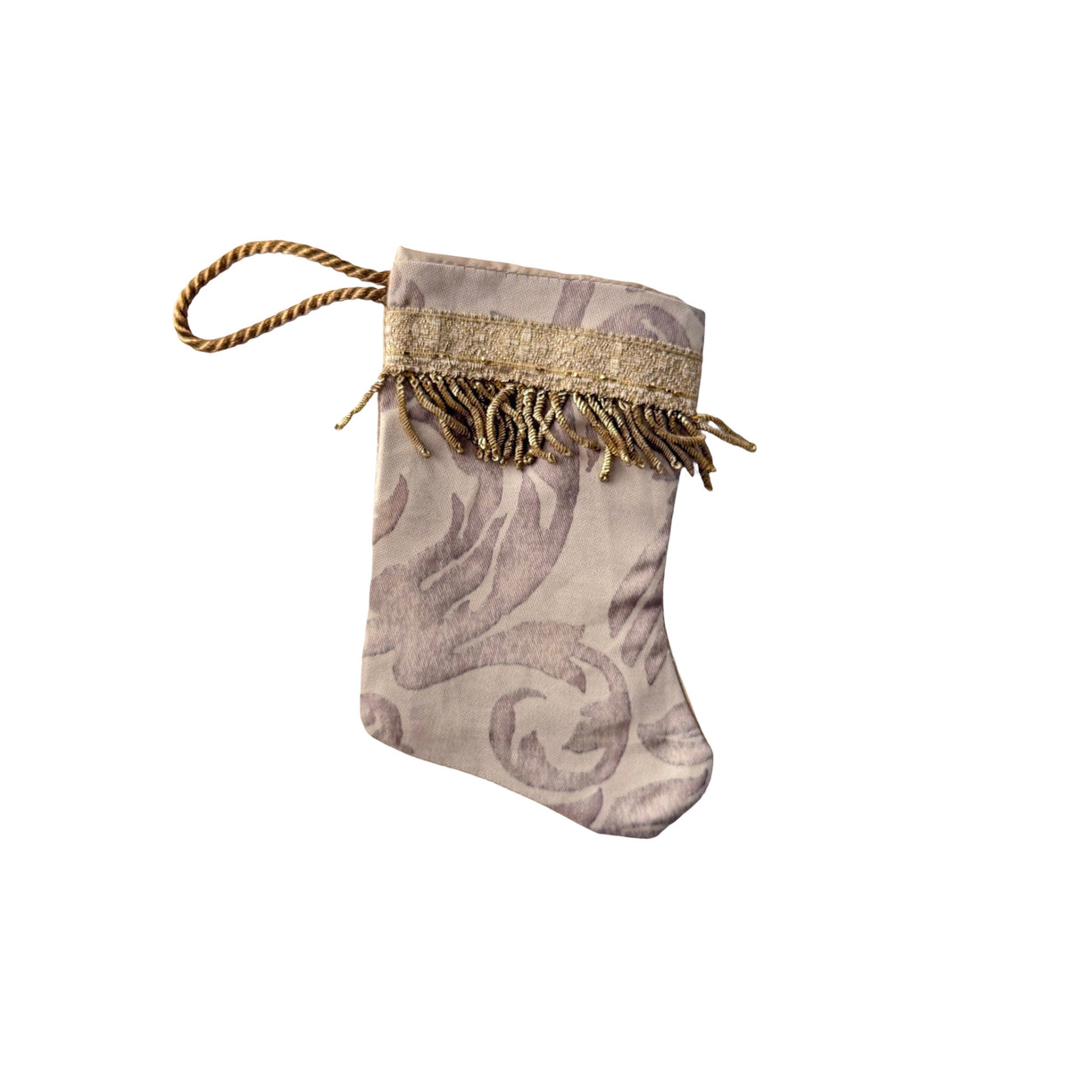 Handmade Mini Stocking from Antique and Vintage Textiles 2626 Ornament B. Viz Design C