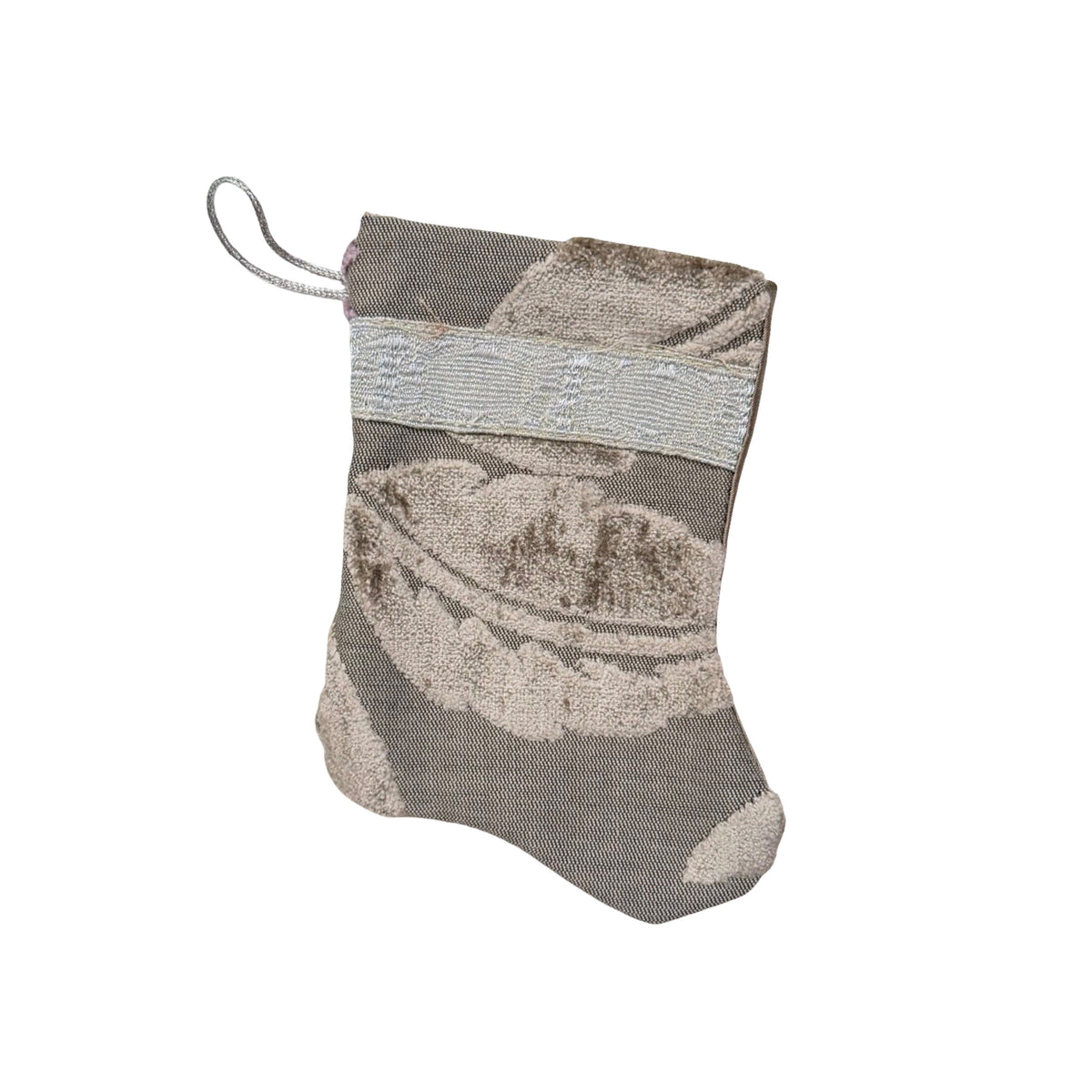 Handmade Mini Stocking from Antique and Vintage Textiles 2650 Ornament B. Viz Design E
