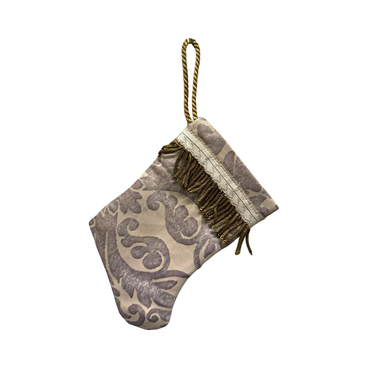 Handmade Mini Stocking from Antique and Vintage Textiles 2652 Ornament B. Viz Design A