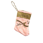 Handmade Mini Stocking from Antique and Vintage Textiles Ornament B. Viz Design A