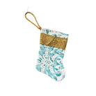 Handmade Mini Stocking from Antique and Vintage Textiles Ornament B. Viz Design A