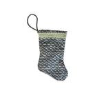 Handmade Mini Stocking from Antique and Vintage Textiles - Ornament B. Viz Design B