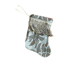 Handmade Mini Stocking from Antique and Vintage Textiles - Ornament B. Viz Design B