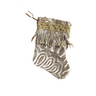 Handmade Mini Stocking from Antique and Vintage Textiles - Ornament B. Viz Design C