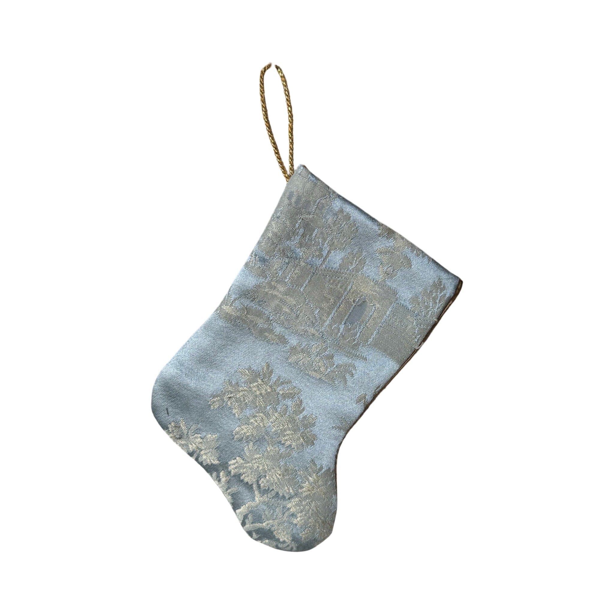 Handmade Mini Stocking from Antique and Vintage Textiles Ornament B. Viz Design G