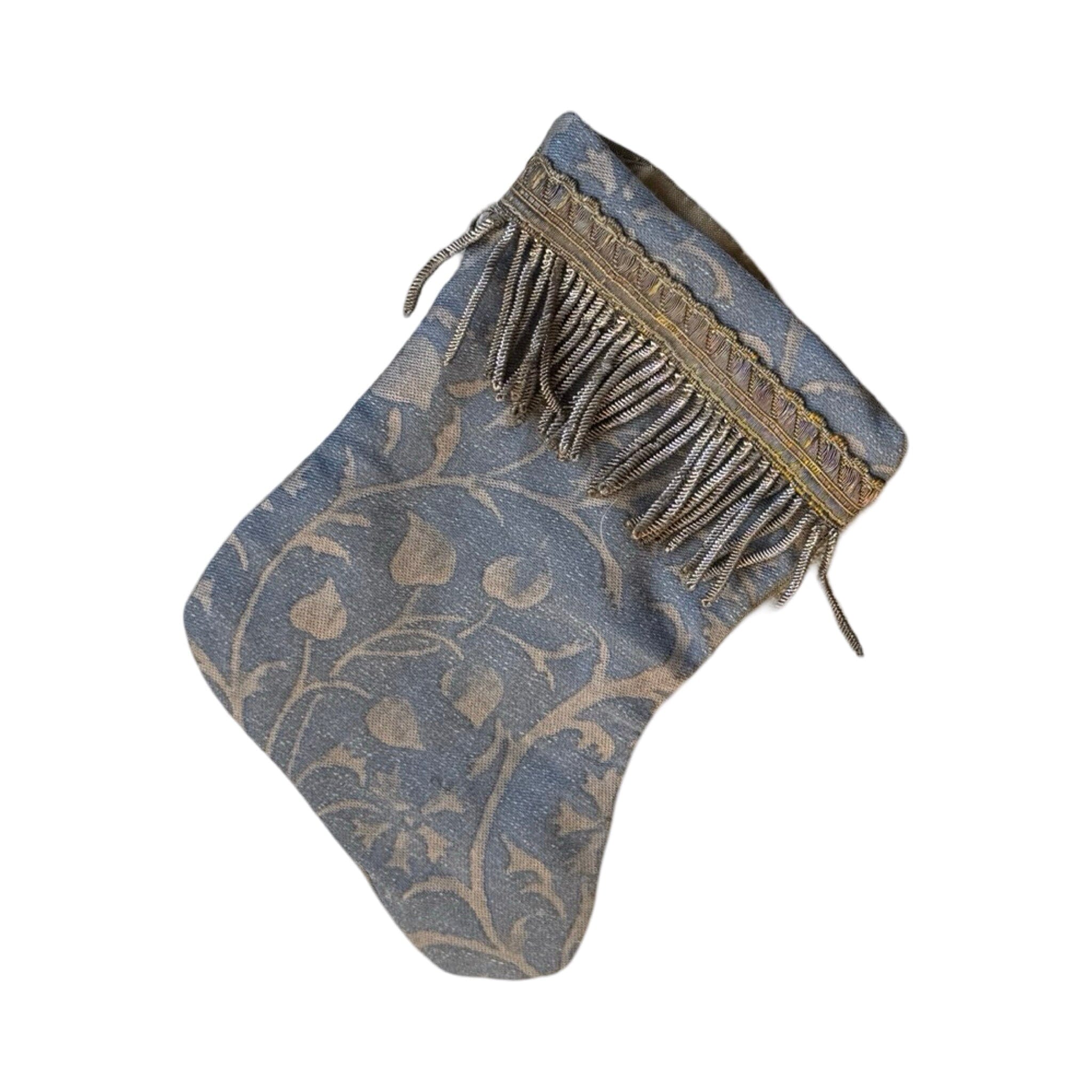 Handmade Mini Stocking from Antique and Vintage Textiles Ornament B. Viz Design N