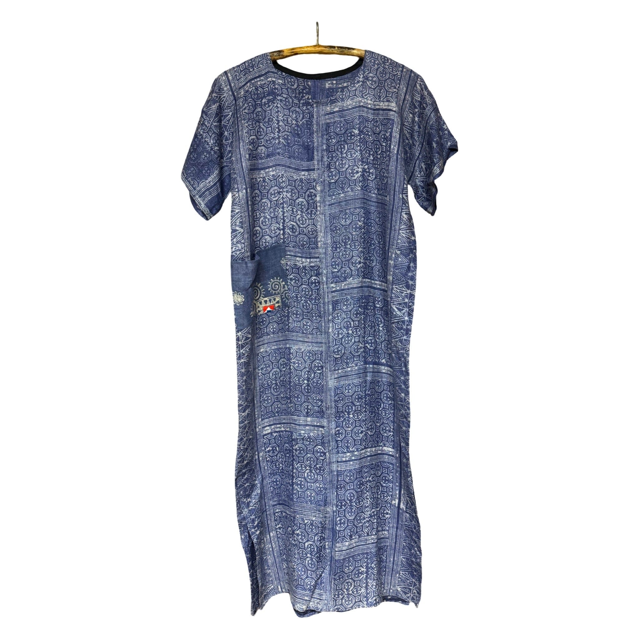 Handwoven Flax Linen Kaftan from Thailand Kaftan Bangkok A