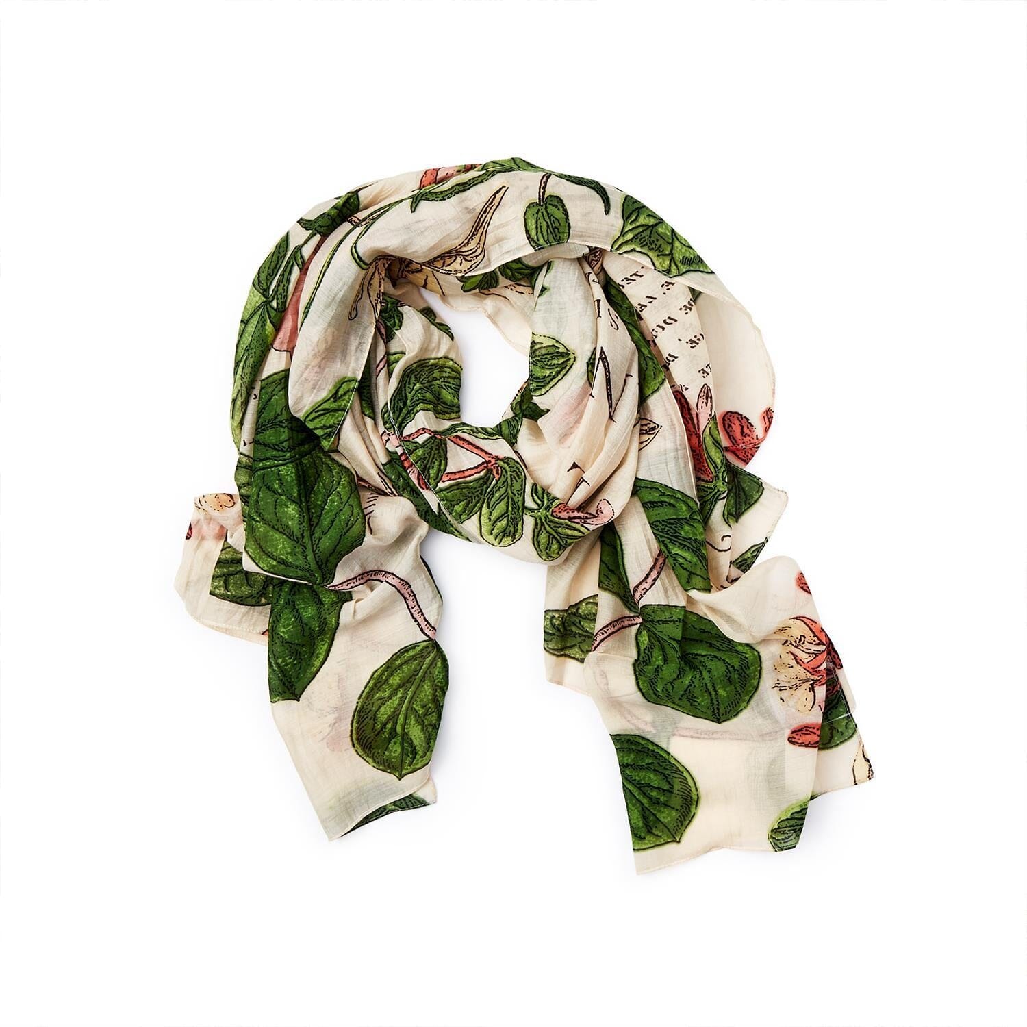 Honeysuckle Print Scarf Scarf Two's Company
