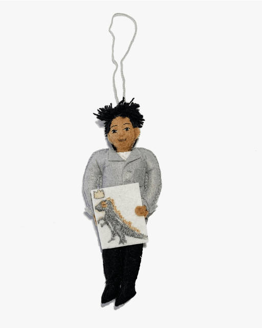 "Jean-Michel Basquiat" Felt Ornament Holiday Ornaments Silk Road Bazaar