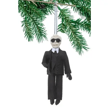 "Karl Lagerfeld" Felt Ornament Holiday Ornaments Silk Road Bazar