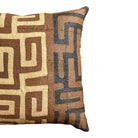 Kuba Cloth Pillow (#E031025 | 22.5" x 22.5") Pillows B. Viz Design