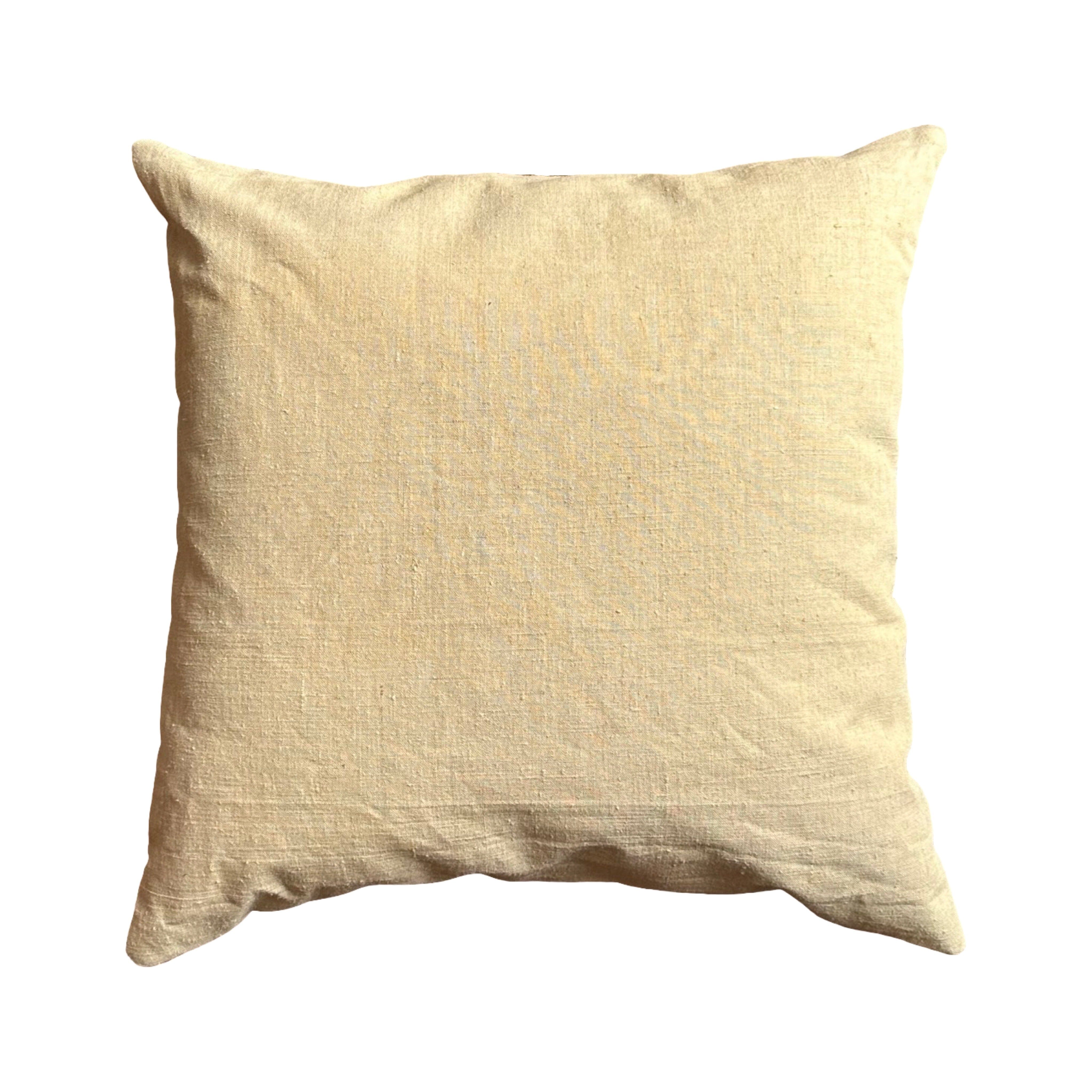 Kuba Cloth Pillow (#E031125 | 22.5" x 21.5") Pillow B. Viz Design