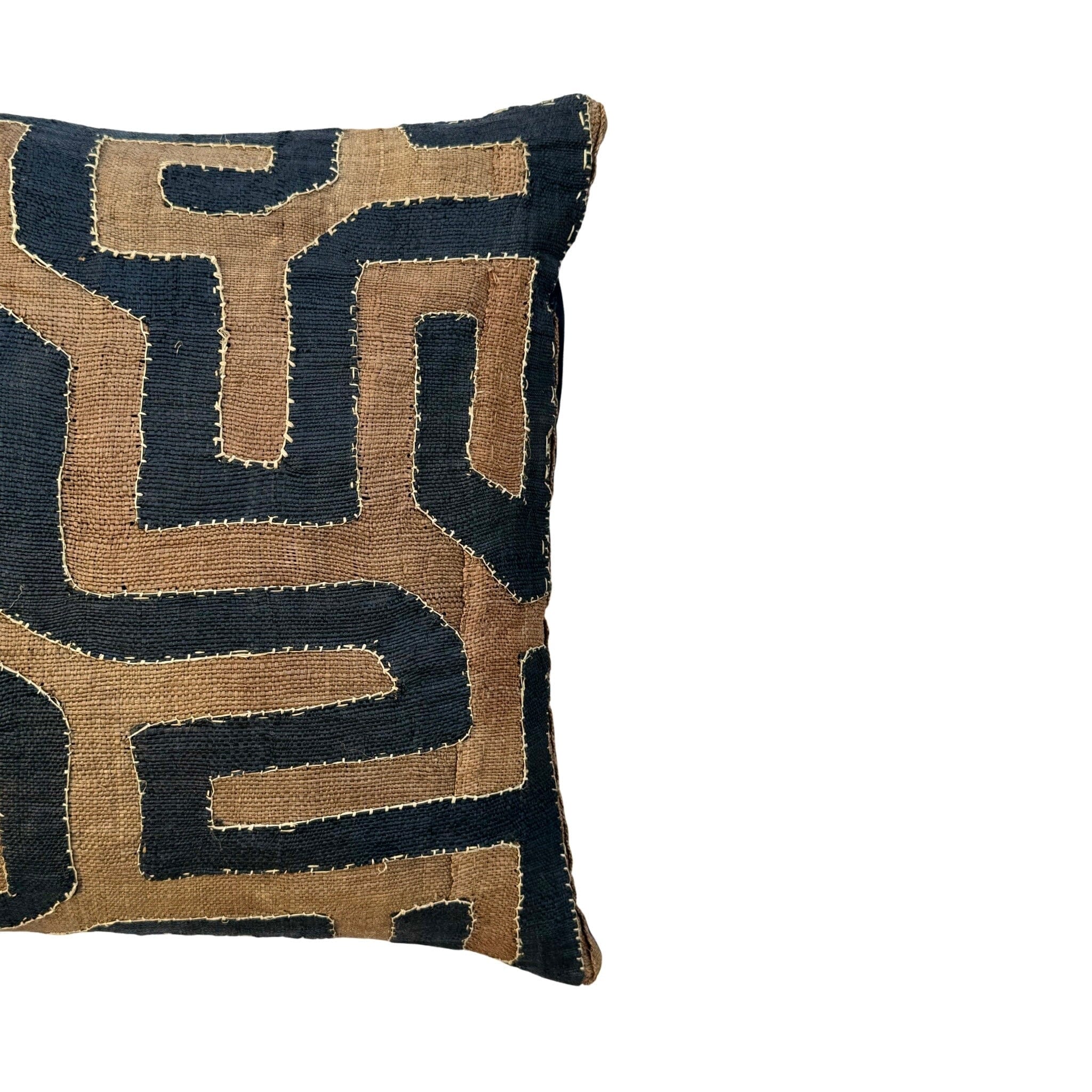 Kuba Cloth Pillow (#K071424 | 19.5" x 21") Pillows B. Viz Design