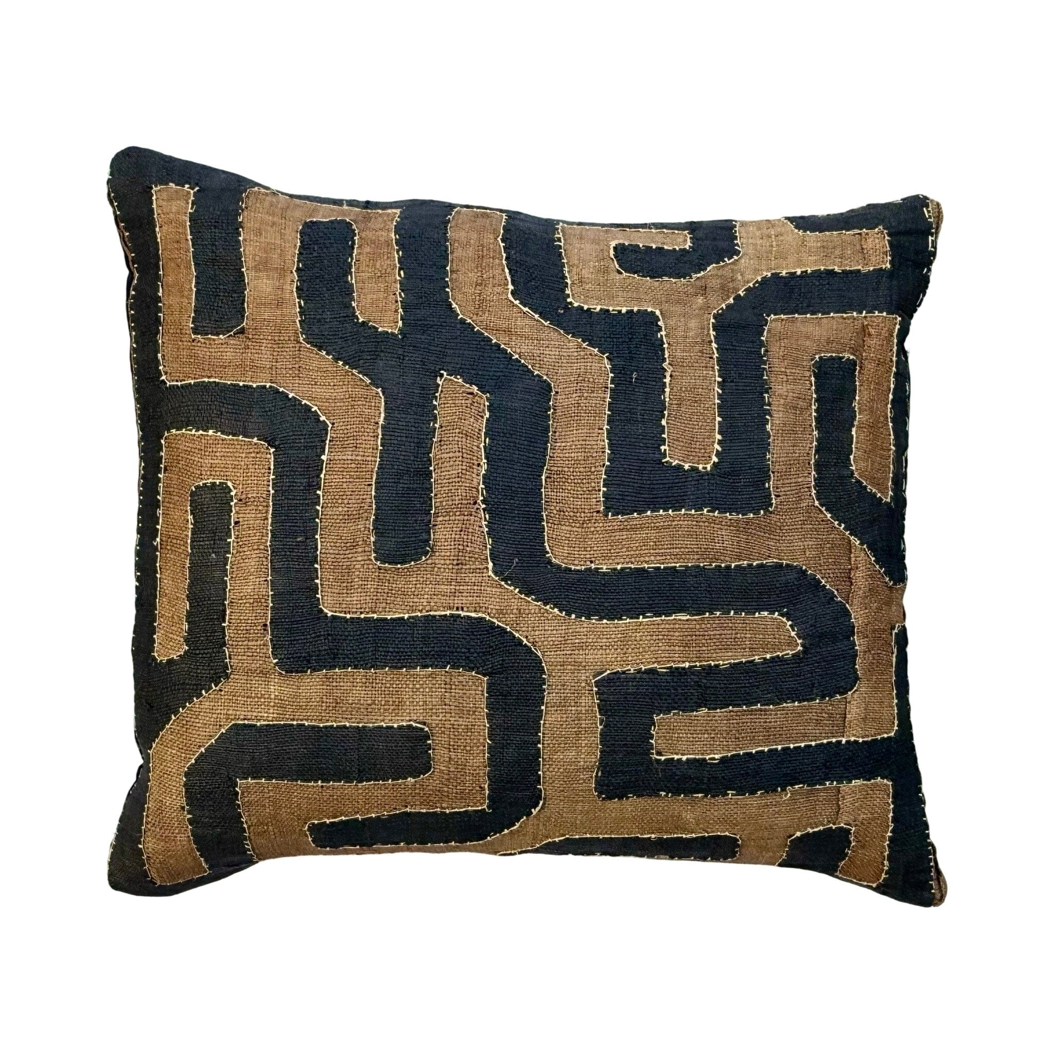 Kuba Cloth Pillow (#K071424 | 19.5" x 21") Pillows B. Viz Design