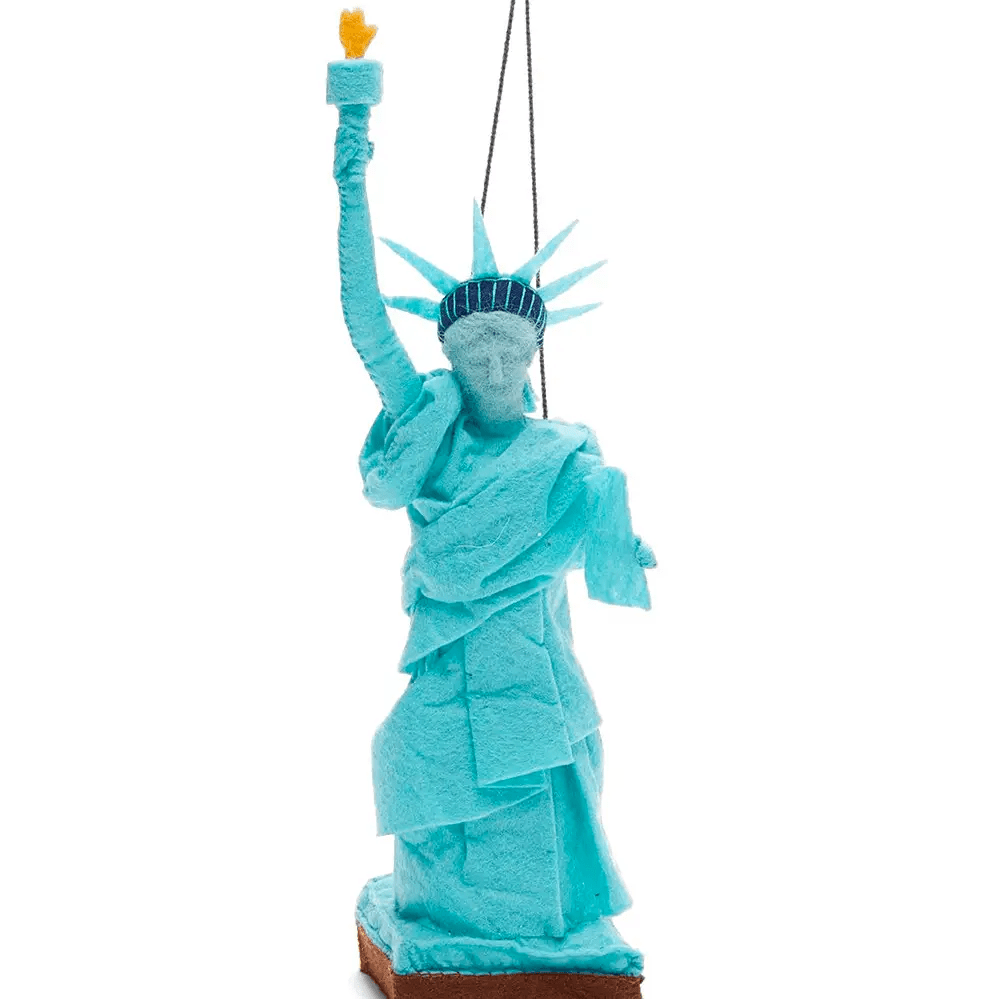 "Lady Liberty" Felt Ornament Holiday Ornaments Silk Road Bazaar