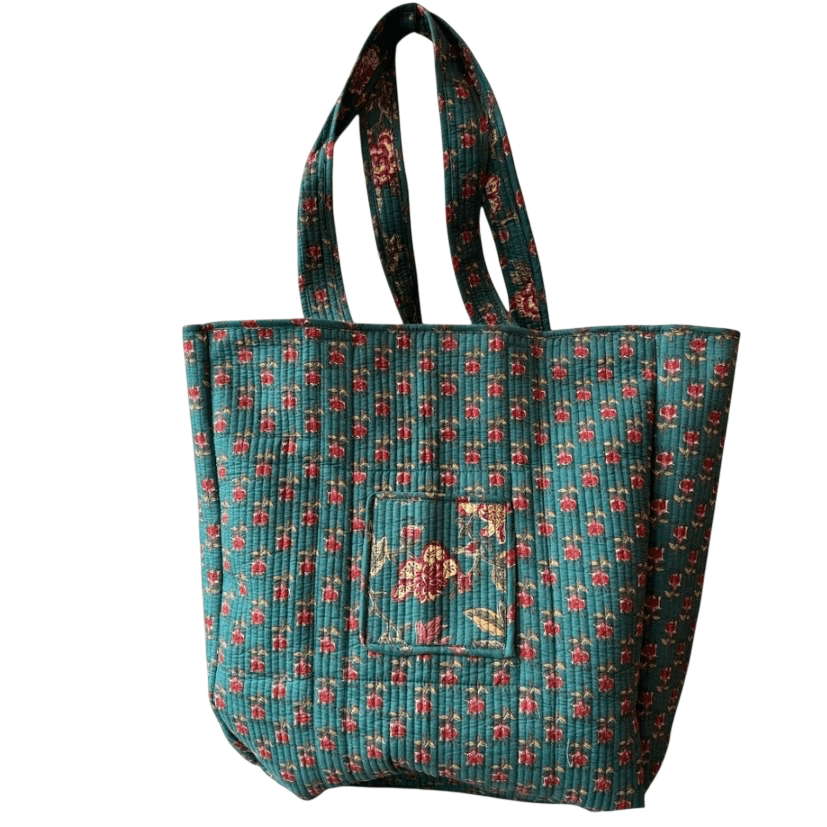 Large Reversible Printed Cotton Travel Tote Tote The Roots
