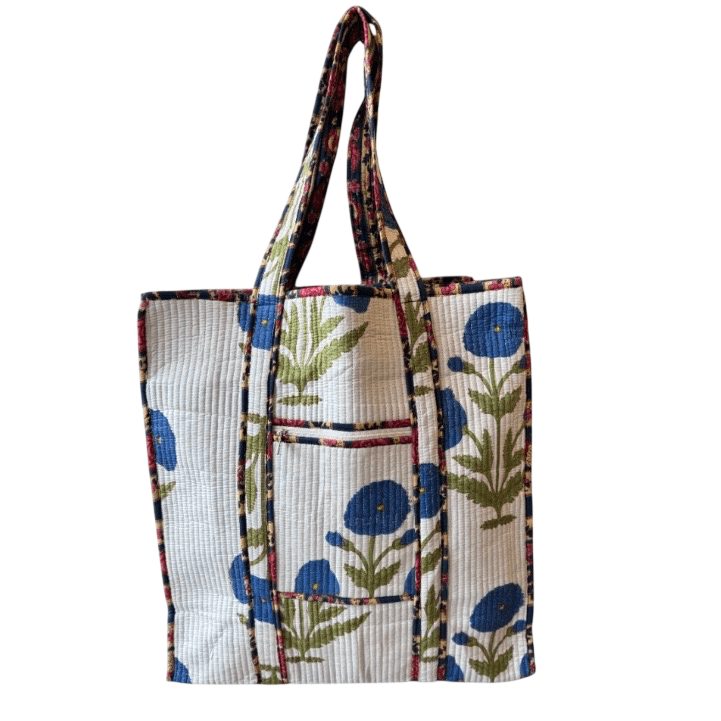 Large Reversible Printed Cotton Travel Tote Tote The Roots Tote D