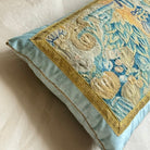 Late 17th C Flemish Tapestry Fragment (#T092824 | 21 x 33") New Pillows B. Viz Design