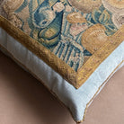 Late 17th C Flemish Tapestry Fragment (#T092824 | 21 x 33") New Pillows B. Viz Design