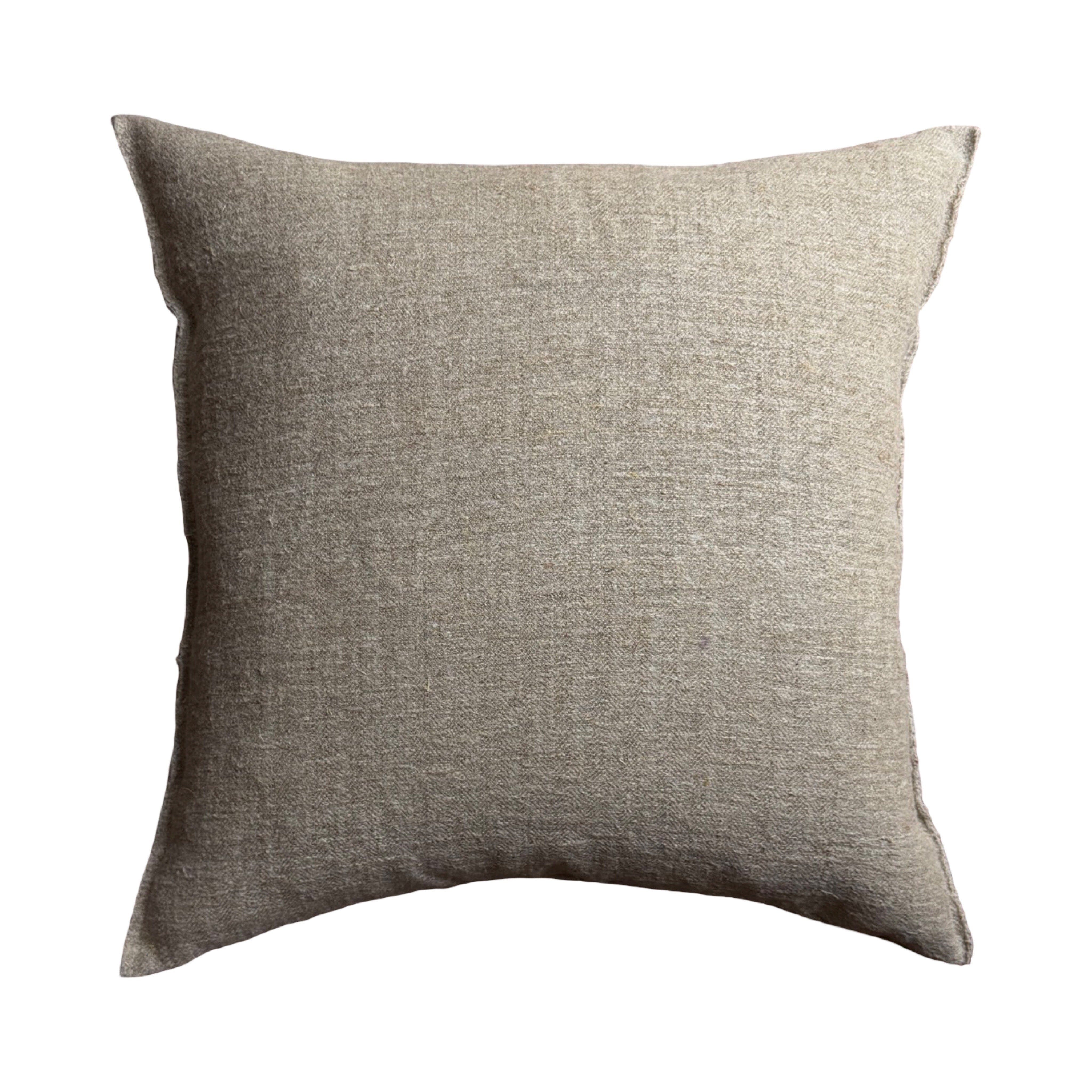 Late 18th or Early 19th C. European Heraldic Applique (#A021326 | 20 x 20") New Pillows B. Viz Design