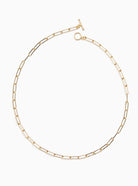 London Paperclip Chain Necklace 16" Necklace Fallen Aristocrat