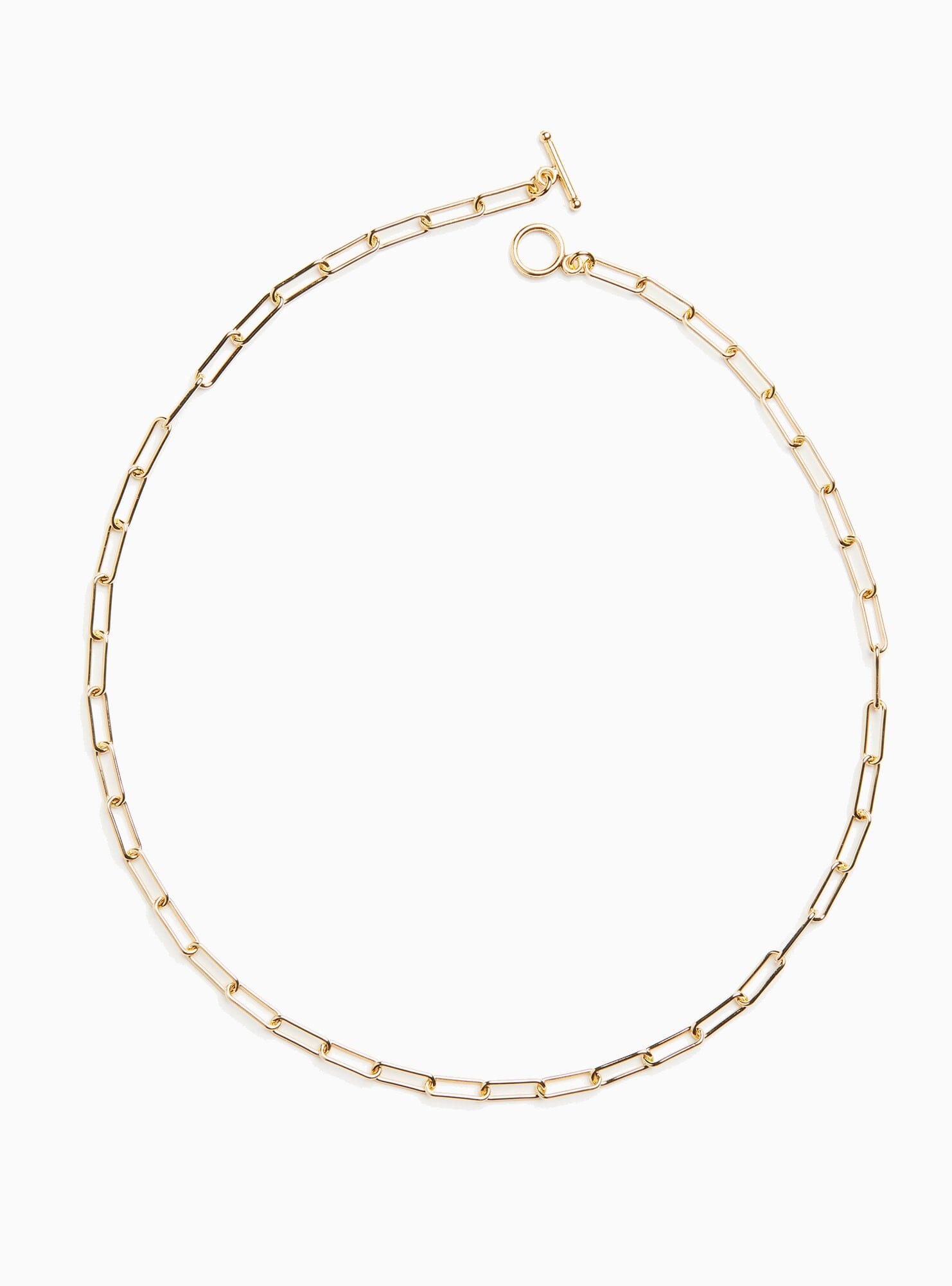 London Paperclip Chain Necklace 16" Necklace Fallen Aristocrat