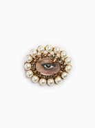 Lover's Eye Brooch, Black Brooch Fallen Aristocrat