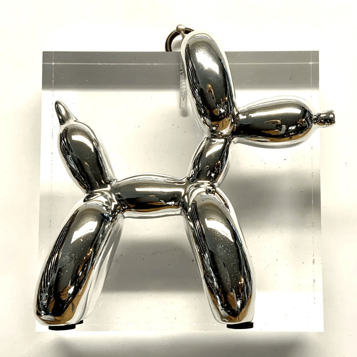 Lucite Acrylic Frame with Balloon Dog / Slight Imperfections | 3 3/4 x 1" Museum Bees Museum Bees