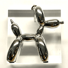 Lucite Acrylic Frame with Balloon Dog / Slight Imperfections | 3 3/4 x 1" Museum Bees Museum Bees